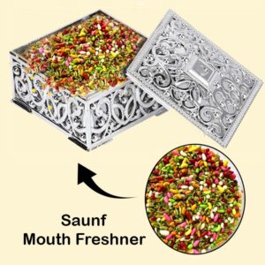 Wedding Gift Box Silver Color – Sweet, Dry Fruit & Chocolate Packaging – Birthday Party Box (3 Dozen) - Image 6