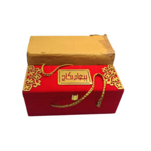 Lal Khat Gift Box with 2 Glass Bottles & Dry Fruits – Elegant Wedding & Celebration Packaging - Image 5
